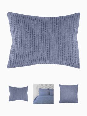John Robshaw Vivada Indigo Woven Sham X 2 King